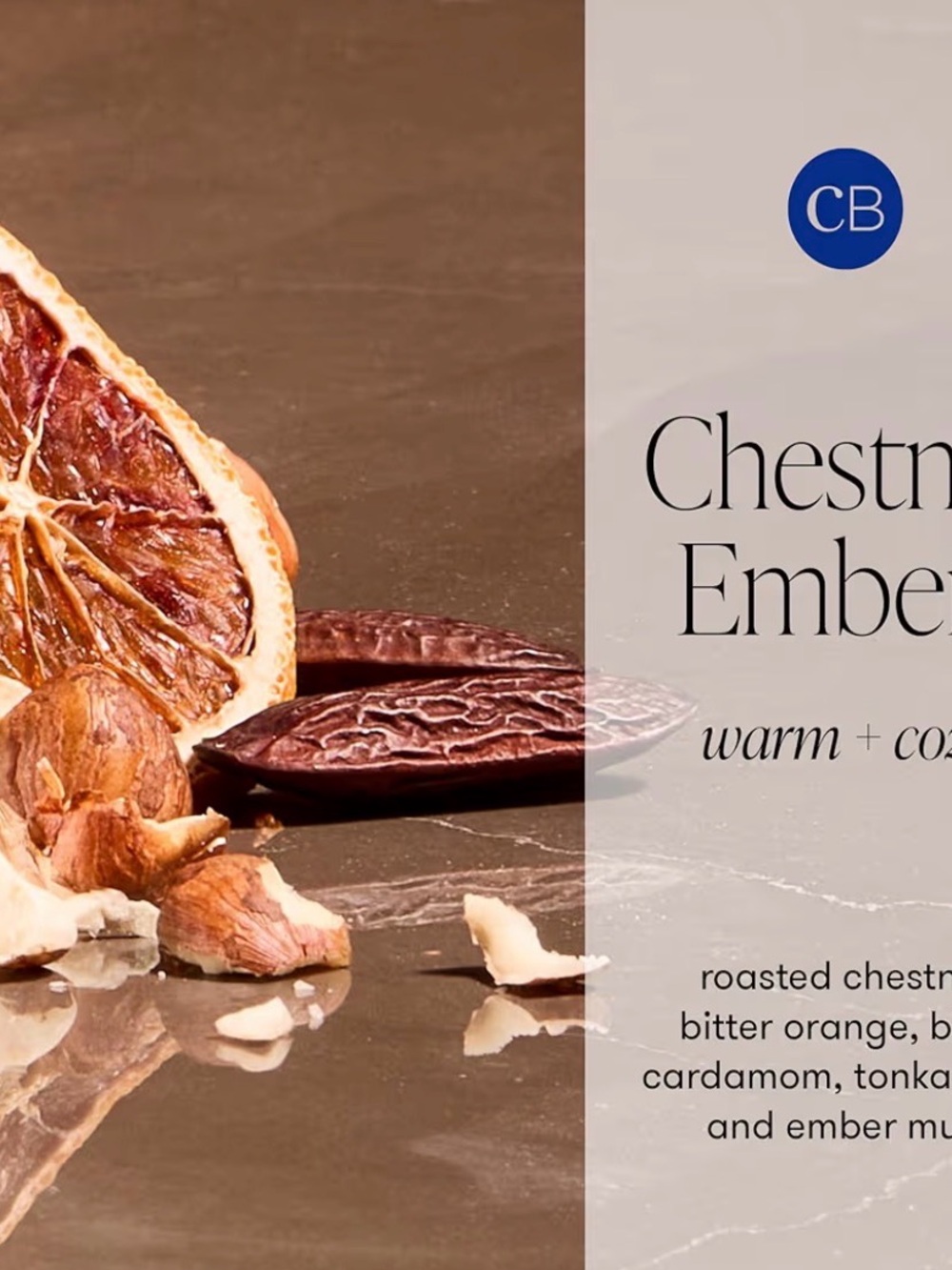 Capri Blue Autumn Glow Fall Candles  (Chestnut Embers, 19 oz) - Picture 7 of 8